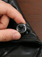 Kancing Rivet Paduan Seng Pola Unicorn Bulat Mengkilap Ramah Lingkungan Premium dengan Logo Timbul untuk Kerajinan DIY & Tas Tangan