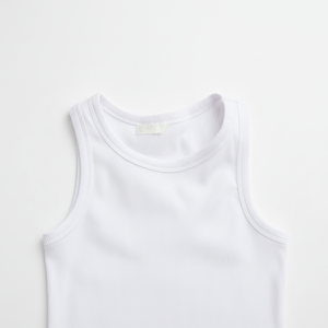 T-shirt court Y2K été 2026 de haute qualité 100 % coton respirant, t-shirt uni sexy en tissu tricoté anti-boulochage - Product Image 1