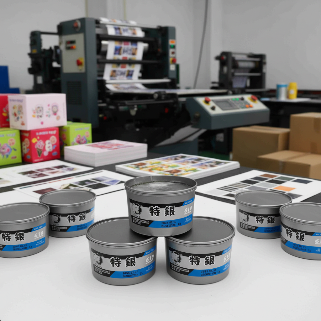 Upgrades Product Premiumness High-Shine Metallic Offset Printing Ink with Brilliant Metal Effect for Luxury & High-End Printing