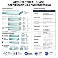 Verre trempé de 10 mm pour piscine extérieure, salle de bain, utilisation sans cadre, balustrade de balcon, clôture de piscine