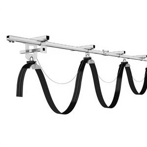 Système de câbles festonnés en aluminium robuste avec rail en I peint pour grues EOT, gestion des câbles résistante à la corrosion - Product Image 1