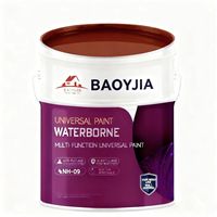 Peinture universelle à base d'eau polyvalente en acrylique pur de qualité supérieure pour murs, bois et métal avec application facile au pinceau