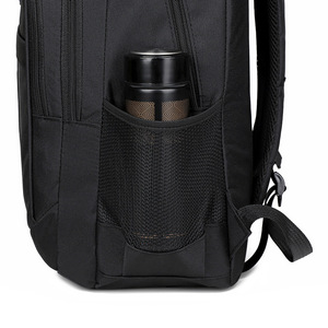Laptop Backpack Water Resistant Lightweight Business Travel Backpack Unisex Gray Solid Color Spring 2024 - Product Image 2