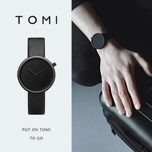 Reloj TOMI T078 Temi, Moderno, Casual, Simple, Creativo, para Hombre y Mujer, de Cuarzo, Resistente al Agua - Product Image 1