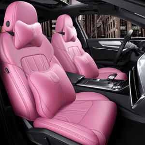 Alta Calidad 360 °   Funda de Asiento de Cuero Nappa de Protección Total para 5 Plazas, Cojín para Asiento de Coche para <span class=keywords><strong>Audi</strong></span> A6l - Product Image 1