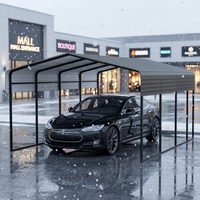 Fabricant OEM professionnel direct d'usine de kits de construction métalliques portables pour abris de voiture en gros, distributeurs de carports au Canada