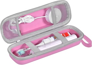 Estuche Rígido de Viaje de EVA para Cepillo de Dientes Eléctrico <span class=keywords><strong>Oral</strong></span>-<span class=keywords><strong>B</strong></span> <span class=keywords><strong>Pro</strong></span> 1000/<span class=keywords><strong>2000</strong></span>/3000/3500/1500 y Philips Sonicare Clean 4100 5100 - Product Image 3