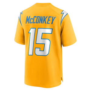 Maillot de <span class=keywords><strong>football</strong></span> Justin Herbert de la nouvelle saison <span class=keywords><strong>2024</strong></span> des Chargers bleu poudre, respirant, pour l'entraînement d'équipe, vêtements de sport - Product Image 3