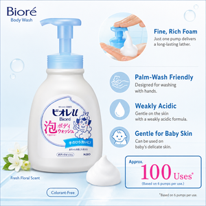 Biore Body <b>Wash</b> Liquid <b>Soap</b> Sensitive Skin Moisturizing 600ml - Product Image 3