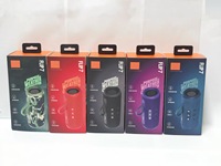 FLIP7 Speaker Stereo Tahan Air Isi Ulang untuk 5.4 Speaker dengan AirPlay RGB LED Output 6W untuk Penggunaan Luar Ruangan