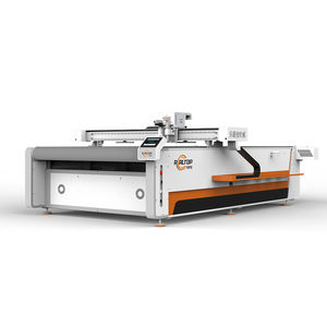 Realtop Flatbed Digital Auto Loading Oscillating Knife Automatic Fabric <b>CNC</b> Cloth <b>Cutter</b> Plotter Cutting Machine with Motor Pump - Product Image 1