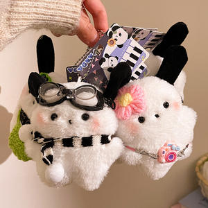 Mignon porte-clés et pendentif de sac à dos en peluche lapin, léger et résistant, unisexe, idéal pour les fêtes et offrir en cadeau, multi-usages - Product Image 3