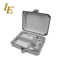 Boîtier de distribution de fibre optique extérieur LE PC&ABS avec adaptateurs FC/SC/LC pour FTTX/FTTH, modèle IP65 LE-1343-32K