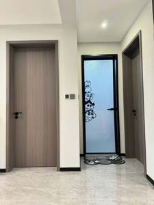 Porte invisible populaire, panneau mural intégré, porte en bois d'intérieur, style nordique personnalisé, luxe léger, hôtel, villa, peinture, appartement - Product Image 2