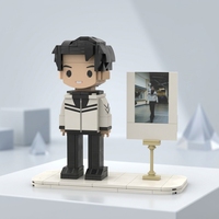 Ensembles de blocs de construction miniatures en ABS personnalisés, jouet en plastique pour enfants, avec figurines d'action, style militaire
