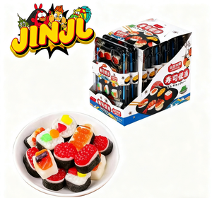 Offre Spéciale populaire <span class=keywords><strong>Japonais</strong></span> Sushi Forme Fruits Gummy Candy Halal Personnalisé Sushi Gummy Candy Gel Gummy Candy Set - Product Image 1
