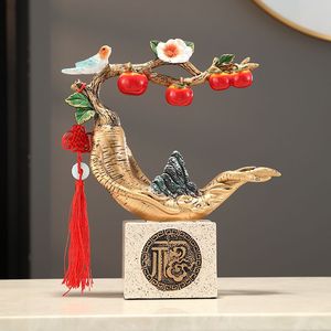 งานประติมากรรมรูปโสมจากเรซิ่นอีพ็อกซี่ ลวดลายศิลปะ ดีไซน์มงคล เหมาะสำหรับตกแต่งห้องนั่งเล่น ตู้ไวน์ ทางเข้าบ้าน สำนักงาน หรืองานเปิดตัว - Product Image 1