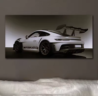 Affiche de voiture LED enseigne au néon image murale de voiture de luxe impression numérique maison chambre garage décoration d'art mural