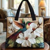3D Cross-Border Neues Produkt für Damen Trendige Modische Bedruckte Tragetasche Schultertasche Canvas PU mit Reißverschluss