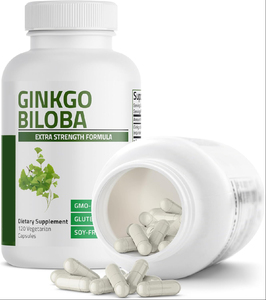 Brain Health Supplement Ginkgo Biloba Herbal Supplement for Brain Function & Memory Support 120 Vegetarian Ginkgo Leaf Capsules - Product Image 2