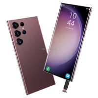 Teléfono Móvil Original S24 Ultra 5G de 7.3 Pulgadas con Android 13, 16GB+1TB, Pantalla HD, 108MP, Doble SIM, Español, 3G, 4G, 5G, para Juegos