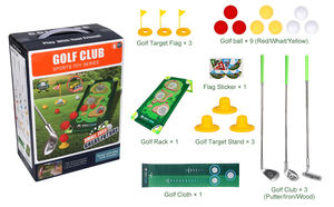 Ensemble de <span class=keywords><strong>jeu</strong></span> de <span class=keywords><strong>golf</strong></span> <span class=keywords><strong>pour</strong></span> enfants, trous lumineux interactifs, balles de <span class=keywords><strong>golf</strong></span> et clubs lumineux, <span class=keywords><strong>jeu</strong></span> sportif parfait <span class=keywords><strong>pour</strong></span> l'intérieur et l'extérieur - Product Image 4