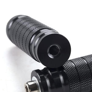 CNC Aluminum Universal Motorcycle Motor Bike <b>Footrests</b> Footpeg Foot Rests Pegs Rear Pedals Set Parts - Product Image 3