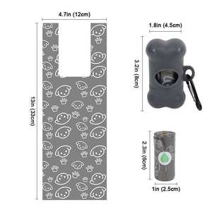 Vente en gros de sacs à déjections canines biodégradables, vente directe d'usine, imperméables, avec distributeur pratique - Product Image 5