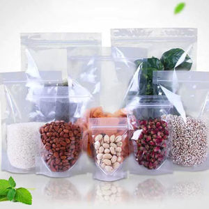 Rõ ràng Ziplock Túi Quà Tặng snack hạt đậu bao bì túi nhựa trong suốt khóa zip đứng lên túi - Product Image 2