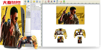 Software Profesional de Diseño de Stickers Personalizados para PS4 - Crea Skins Únicos para PS4 Pro/Slim/Consola, Descarga Instantánea