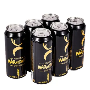 Oem 330Ml 500Ml Ingeblikte Extra Sterke Traditionele Duitse Donkere Zwarte Stout Ambachtelijke Gebrande Mout Gearomatiseerde Gekookte Alcohol Bier Prijs