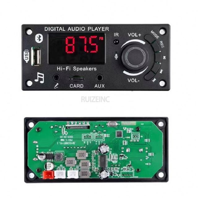 Mp3 Decoding Board Audio Power Amplifier Board 2*50W Car Audio Motherboard With Radio Function and Phone Socket