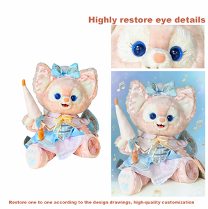 Custom LinaBell Plush Toy - Musical Theme <strong>Outfit</strong>, Multiple Color Options, Low MOQ OEM/ODM Service for Gen Z Gift &amp; Collection - Product Image 4
