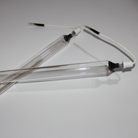 Source de lumière de tube de quartz 2000W 1400W 1800W lampe aux halogénures métalliques UV 220mm 8.75 pouces pour imprimantes