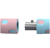 Clip à ressort en V en acier 65Mn nickelé, estampage métallique personnalisé, pour poteau de tente, avec bouton-poussoir, capacité de charge 20 lb, 5-10 mm