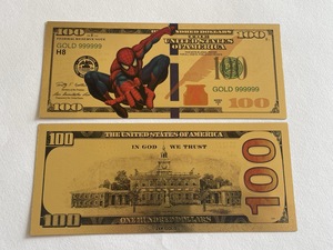 Marvel supereroi banconota in lamina d'oro commemorativa per feste collettive novità - Product Image 6