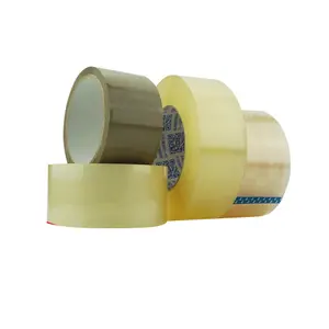 48mm X 100m X 45mic Clear Hot Sales High Quality Adhesive Duck Tape For Sealing Free Shipping Transparent Adhesive Bopp Tape