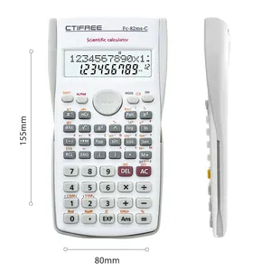 Fournitures de bureau calculatrice scientifique multifonction pour enfants FC 82 MS calculatrice numérique électronique pour écolier