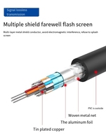 Câble adaptateur DP vers HDTV fourni par les fabricants, projecteur haute définition 4K vers convertisseur HDTV