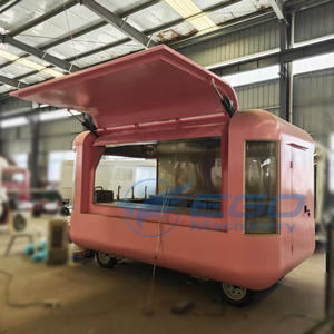 Petit chariot <span class=keywords><strong>de</strong></span> nourriture avec roue boissons mobiles café et thé au lait Bar sur la rue stand <span class=keywords><strong>de</strong></span> magasin <span class=keywords><strong>Portable</strong></span> - Product Image 2