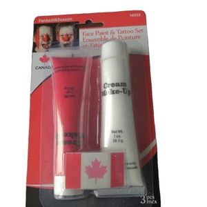 Barra De Pintura Facial Roja, Blanca Y Azul – Patriótica Y Resistente Al Agua, Ideal Para Eventos Deportivos Y 4 De Julio