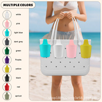 Nouveau Sac de Plage Extensible et Imperméable en EVA Ultra-léger avec Porte-gobelet et Organisateur de Bouteille d'Eau - Collection New Wave
