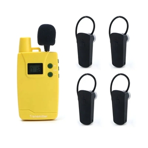 Venta al por mayor de fábrica Whisper para sistema de guía turístico Bluetooth Walkie Talkie inalámbrico para interpretación de conferencias simultánea - Product Image 5