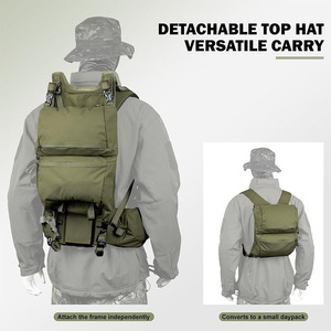 Mochila de Caza OEM, Mochila para Cazadores con Marco de Fibra de Carbono, Soporte para Arco, Cubierta Impermeable y Almacenamiento Expandible - Product Image 5
