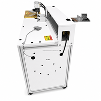 Machine semi-automatique de rainurage en V et de découpe d'angles pour boîtes rigides, rainureuse pour carton et boîtes à programmation automatique