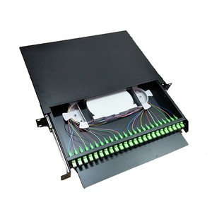 อุปกรณ์ไฟเบอร์ออปติก 16 32 48 คอร์ กล่องกระจายไฟเบอร์ออปติก Ftth - Product Image 2