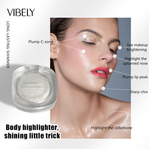 Gel illuminateur effet gelée diamantée, marque privée, maquillage illuminateur longue tenue scintillant <span class=keywords><strong>pour</strong></span> le visage et le corps, support OEM/ODM - Product Image 2