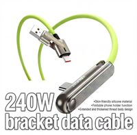 Câble de charge ultra rapide 240W Type-C vers Type-C 1,2 m, avec connecteur en alliage de zinc, adapté aux téléphones mobiles et tablettes