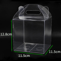 Boîte pliante transparente en PET/PVC, boîte cadeau transparente en plastique, boîtes à friandises transparentes