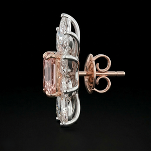 Pendientes de Diamantes, Joyería Fina, Corte Brillante Solitario, Piedras de Alta Claridad, Estilo Elegante y Minimalista, Regalo de Boda o Compromiso - Product Image 3